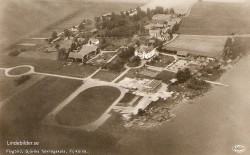Flygbild, Sjöviks folkhögskola. Folkärna 1939