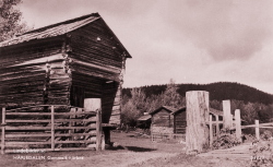 Härjedalen. Gammalt härbre