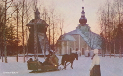 Julottefärd till Leksands Kyrka 1972