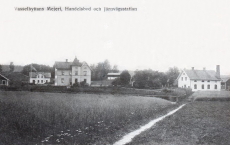 Vasselhyttas Mejeri, Handelsbod och Järnvägsstation 1910