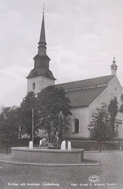 Lindesberg, Kyrkan och Fontänen