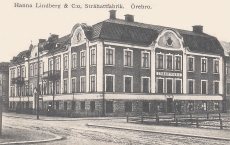 Örebro, Hanna Lindberg & C:o, Stråhattfabrik 1909