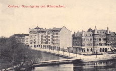 Örebro, Strandgatan och Riksbanken