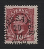 Ullersäters Frimärke 20/10 1895