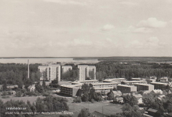Utsikt från Svampen över Norrbyområdet. Örebro