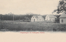 Omgifningen vid Fellingsbro Station 1901