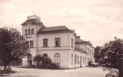 Järnvägsstationen, Frövi 1940