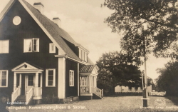 Fellingsbro. Komministergården & Skolan 1930