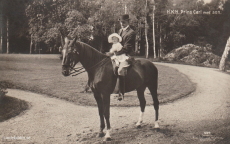 Prins Carl med son Carl Bernadotte