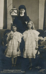 Ingeborg, Märta och Margaretha 1908