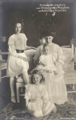 Margaretha, Ingeborg, Carl och Astrid
