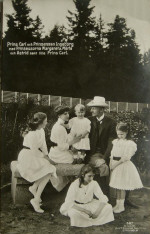 Margaretha, Ingeborg, Carl,Carl , Astrid och Märtha 1912