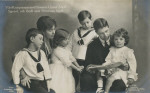 Gustaf Adolf, Margaret. Ingrid, Sigvard Gustav VI Adolf och Bertil 1916