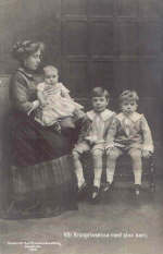 Margaret, Ingrid, Gustav Adolf och Sigvard