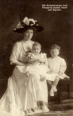 Margaret, Sigvard och Gustaf Adolf