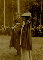 Victoria med mannen Gustaf V 1924