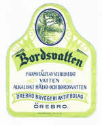 Örebro Bryggeri AB,  Bordsvatten