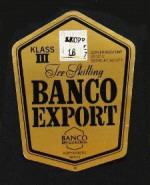 Kopparbergs Bryggeri  Banco  Export Klass III