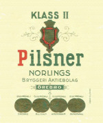 Örebro bryggeri, Norlings Pilsner klass II