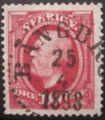 Bångbro Frimärke 25/4 1898