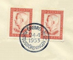 Örebro Frimärke 24/1 1953