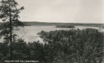 Askersund Utsikt från Långhellabergen 1952