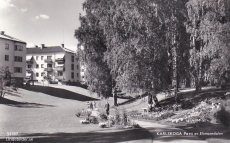 Karlskoga. Parti av Ekmansdalen 1950
