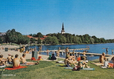 Lindesberg, Badplatsen vid Loppholmarna 1983