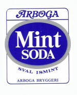 Arboga Bryggeri Mint Soda, sval ismint
