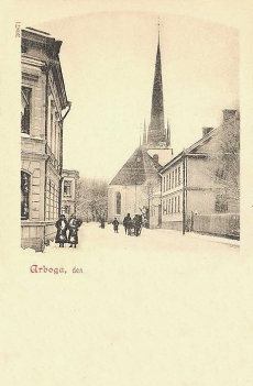 Arboga, Vägen mot Kyrkan 1901