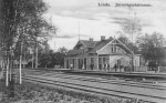 Linde Järnvägsstationen 1909