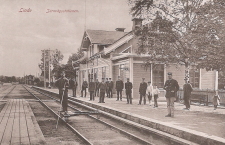Lindesberg Järnvägsstationen 1916