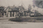 Linde Järnvägsstation Vid HM konungens besök 1900