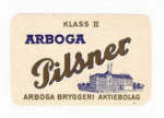 Arboga Bryggeri Pilsner Klass II