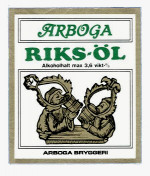 Arboga Bryggeri Riks Öl Klass III