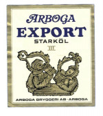 Arboga Bryggeri Export starkÖl Klass III
