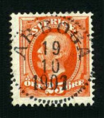 Arboga Frimärke 19/10 1907