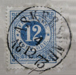 Askersunds Frimärke 4/12 1873