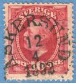 Askersund Frimärke 12/4 1892