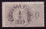 Karlskoga Frimärke 2/9 1889