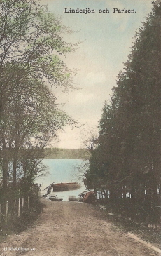 Lindesberg, Lindesjön och Parken  1912