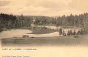 Lindesberg, Parti af Lindesån, Vestmanland 1905