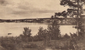 Lindesberg, Vy över Lindesjön 1920
