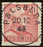 Pålsboda Frimärke 20/12 1943
