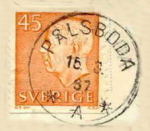 Pålsboda Frimärke 15/3 1937