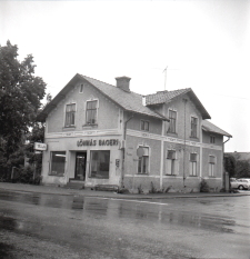 Lindesberg, Kristinavägen, Lönnås Bageri 1969