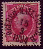 Hallsbergs Frimärke 15/3 1894