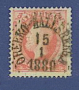 Hallsberg Frimärke 15/1 1880