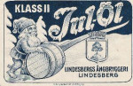 Klass II Jul öl Lindesbergs Ångbryggeri