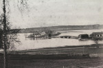 Lindesberg Vy över södra infarten 1890